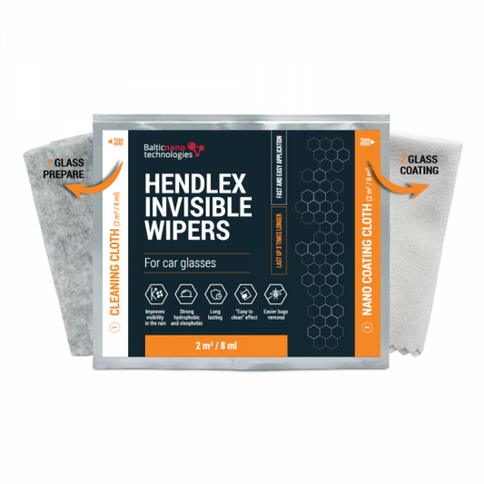 HENDLEX INVISIBLE WIPERS AUTOMOBILIŲ STIKLAMS